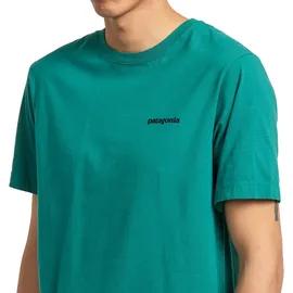 Patagonia P-6 Logo T-Shirt grün/türkis S