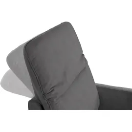 sit&more Drehsessel Gizeh grau 78 x 86 x 100 cm mit Kopfteilverstellung und Federkern