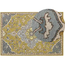 Teppich MUCUR Gelb 140 x 200 cm Wolle