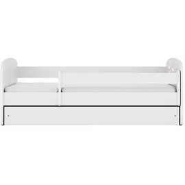 raumhirsch furniture Kinderbett 80 x 180 cm Holzwerkstoff weiß