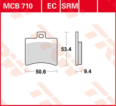 TRW Lucas Remblok MCB710