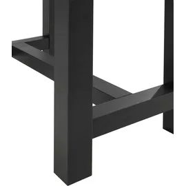 Mäusbacher Bartisch 120 x 70 cm Asteiche Braun/Schwarz
