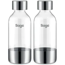 Sage Flasche 0,6 l + 2er Set + gebürsteter Edelstahl