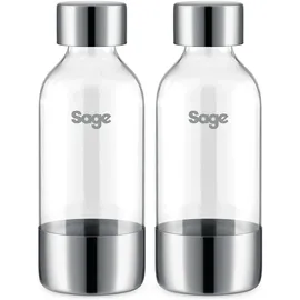 Sage Flasche 0,6 l + 2er Set + gebürsteter Edelstahl