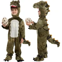 LuxusKollektion Monster-Kostüm Kinder T-Rex Dinosaurier Kostüm Halloween Party Realistisches grün