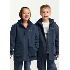 Jack Wolfskin 3IN1 CANVEY KIDS blau 164