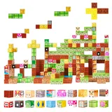 Vevor Magnetblöcke, 100-teiliges Magnetblöcke-Set, magnetische Bauwürfel für Kinder, STEM Montessori-Sensorikspielzeug als Weihnachts- und Geburts