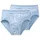 SCHIESSER Slip kariert blau/hellblau/schwarz L 2er Pack