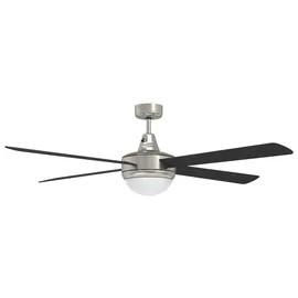 vidaXL Deckenventilator 130 cm Schwarz