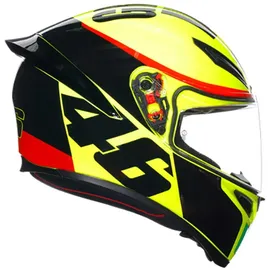 AGV K1 S Grazie Vale Integralhelm - Yellow / Black - M