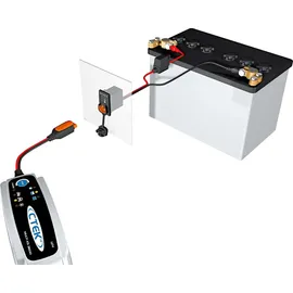 Ctek 56-380 Ladebuchse und Ladezustandsanzeige Ringkabelschuh M8 Comfort Indikator M8