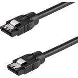 Startech StarTech.com 0.3 m Round SATA Cable - Latching Connectors - 6Gbs SATA Cable - SATA cable - 30 cm