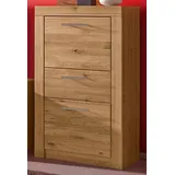 vogl möbelfabrik Kommode VOGL MÖBELFABRIK "Toronto", braun (wildeiche teilmassiv), B:57cm H:98cm T:35cm, Sideboards, Kommode, in 2 Breiten, teilmassiv, Rahmenoptik, Made in Germany