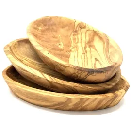 Olivenholz-erleben Dipschale OLIVENHOLZ-ERLEBEN "oval aus edlem naturbelassenem Olivenholz", braun, B:16cm, Massivholz, Schüsseln, Dipschale, Einzigartige Maserung, jede Schale ein Unikat, leichte Reinigung
