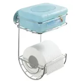Wenko Toilettenpapierhalter mit Ablage Turbo-Loc