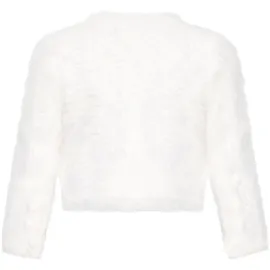 Vera Mont Strickjacke mit Struktur Weiß XS