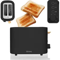 Zeegma TOSTEE 2-Scheiben-Toaster, Leistung 820 W, Auftau-, Aufwärm- und