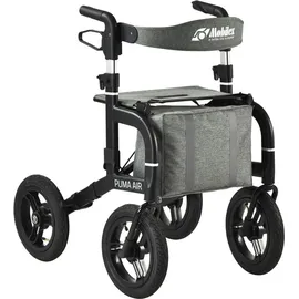 MOBILEX Outdoor Rollator Puma Air Leichtgewichtrollator Gelände schwarz