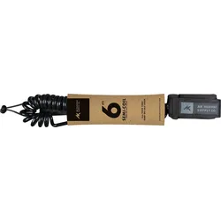 AK Leash Semi-Coil Wing Board Leash 25, Konfiguration: 6, Farbe: Black