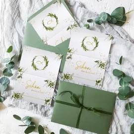 luxuskollektion Hochzeitsdeko Kommuniondeko Tischkarten 50 Stck