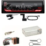 JVC KD-X282DBT Bluetooth DAB Einbauset für Mercedes SLK R170 W208 W210