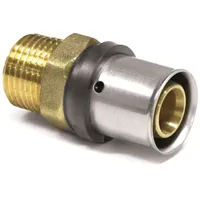 Pipetec Pressfitting Übergang 20x2 mm 1 Zoll ag TH
