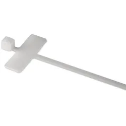 100St. Hellermann Tyton IT18R-PA66-NA-C1 Kennzeichnungsband IT18R NATUR 100 ST M...
