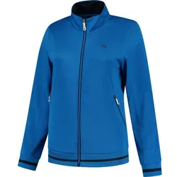 DUNLOP Club Line Knitted Jacket Girls, ROYAL BLUE/NAVY, 140
