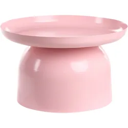 Couchtisch TORRENS Metall Pastellrosa