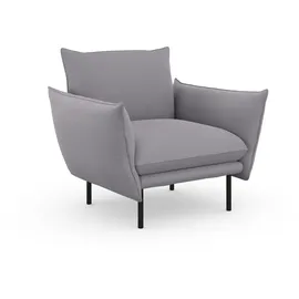 OTTO home Cocktailsessel Stine Polyester 96 x 86 x 86 cm Grau