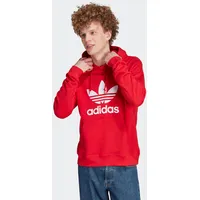 Adidas Kapuzensweatshirt ADIDAS ORIGINALS "TREFOIL HOODY" Gr. M, rot (better scarlet) Herren Sweatshirts