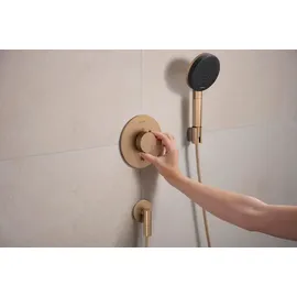 Hansgrohe Ecostat Comfort S Duschthermostat Unterputz für 1 Verbraucher Brushed Bronze 33714140