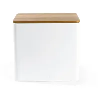SALTER BW12899WEU7 Toronto Bread Bin White/Wooden, Brotaufbewahrung, Weiss