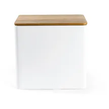 SALTER BW12899WEU7 Toronto Bread Bin White/Wooden, Brotaufbewahrung, Weiss