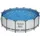 BESTWAY Steel Pro Max Rundbecken Set 427 x 122 cm inkl. Filterpumpe, Abdeckung und Leiter