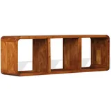 vidaXL Siiri TV-Lowboard 120x30x40 cm Braun Massivholz
