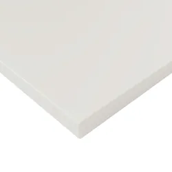 Bisley Tischplatte 120x60 cm in lichtgrau, Schreibtischplatte aus Holz, Holzplatte, Spanplatte kratzfest beschichtet mit ABS-Kante für DIY Homeoffice