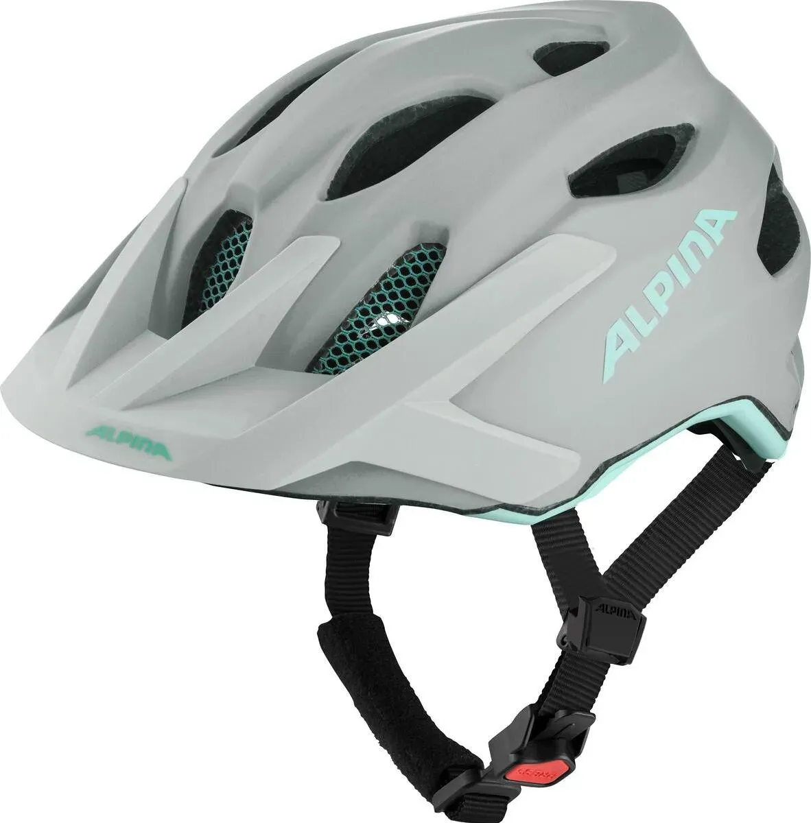 Alpina Apax JR Mips smoke-grey turquoise matt (20) 51-56