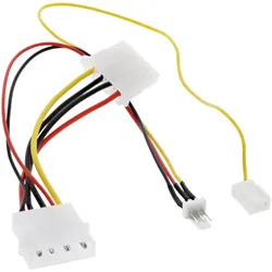 InLine Lüfter Adapterkabel - 12V zu 7V - mit Tachosignal
