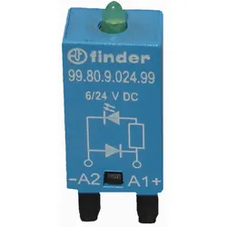 Finder LED gn + Diode 6.. 24VDC 99.80.9.024.99