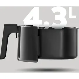 AECO COMPACT Heißluft-Fritteuse 4,3 l schwarz