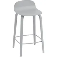 Muuto Visu Barhocker, höhe 65 cm, grau