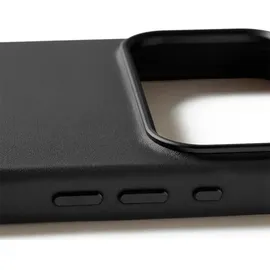 Mujjo iPhone 17 Pro Max Lederhülle schwarz