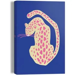 Bild BLUE PINK CAT - bunt