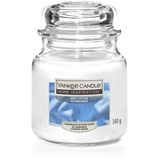 Candle-Lite Yankee Candle Duftkerze Mittleres Glas Soft Cotton 340 g, weiß