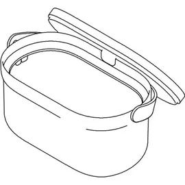 Plastia Biomüll Behälter 31 l Elfenbein