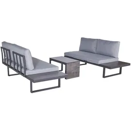 dasmöbelwerk Nairobi Loungeset Aluminium anthrazit/grau