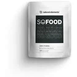 So Food Trinkmahlzeit Vegan – Schoko-Kaffee – 25g Protein, 10 Mahlzeiten – alle essenziellen Vitamine & Mineralstoffe – in Deutschland produziert & laborgeprüft 900 g