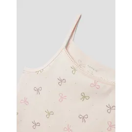 NAME IT Mädchen Nkfstrap Top 2P Barely Pink Bow Noos, Barely Pink, Numeric 146 EU - numeric_146