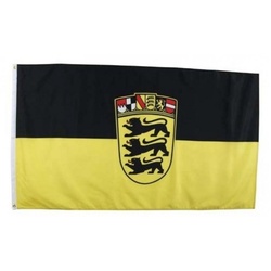 MFH Fahne Fahne 90 x 150 cm - Baden-Württemberg - schwarz/gelb schwarz